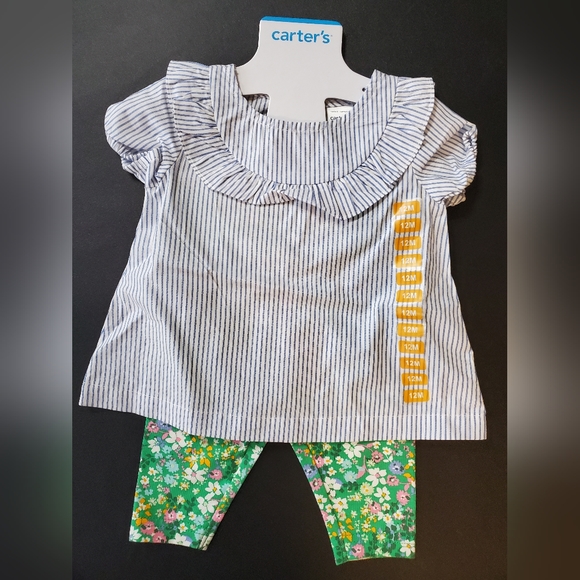 Carter's Other - NWT Carter's girls 12mo summer outfit